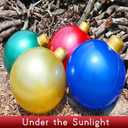 ULLIKI Christmas Decorations Inflatable Ball- Large PVC Outdoor Christmas Ornaments- Giant Hanging Yard Tree Decor for Outside Holiday (Blue)