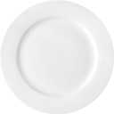 Foraineam 12 Pieces 8 Inch Round Porcelain Salad Plates Dessert Plate Set White Dinnerware Dish Serving Plates