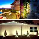 10W Dusk to Dawn Led Light 120V 3000K 1000lm Warm White Landscape Outdoor Spotlights with Photocell Sensor IP65 Waterproof Spot Lights for Yard Flag Garden Tree