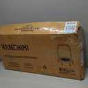 Kanchimi 40" 48" Folding Mini Fitness Indoor Exercise Workout Rebounder Trampoline with Handle, Max Load 330lbs (Black)