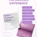 AROCELL Super Collagen Overnight Hydrogel Mask with Retinol & Stem Cell | Firming, Lifting, Plumping, Long-Lasting Glow | Korean Glass Skin Care | 43g x 4