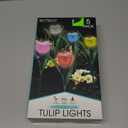 Bytech 5-Pack Solar Powered Tulip Stake