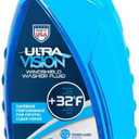 UltraVision Windshield Washer Fluid - Advanced Formula for Car Windshield Wiper Fluid Crystal-Clear Vision in Weather Conditions +32F - All Weather - Bug Remover - 1 US Quart