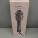 CONFU Blow Dryer Brush, 4-in-1 Styling Tools Hair Dryer and Styler Volumizer with Negative Ion Anti-frizz Blowout, Hot Air Brush for Drying, Straightening, Curling