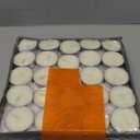 Amari 12g Tea Lights - 100 Pack Tea Light Unscented Candle - Lasts for 3-5 Hours (Yellow)