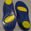 Bacophy Kids Orthotic Arch Support Shoe Insoles, Children Pu Cushioning Inserts, Shock Absorption Velvet Surfaces Deep Heel Cup Inner Sole for Flat Feet, Plantar Fasciitis, Feet Heel Pain Relief (8.5-10 M US Toddlers, Blue)