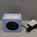 Gaiatop Mini Space Heater, Lightweight PTC Ceramic Fast Heating 500W Energy Efficient for Indoor Use, Overheating & 45 Tip-Over Protection, Portable Desk Electric Heaters for Office Home Blue