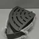 Corner Suction Cup Shower Caddy(2-Pack Gray),No-Drilling Aluminum Shower Shelf with Towel Bar & Hooks,Removable Bathroom and Kitchen Storage Organizer. (Grey)