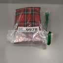 Red Black Christmas Tartan Plaid Fabric Brushed Cotton for Holiday Home Decor Upholstery & Pillow (57" Wide, 1 Yard Pre-Cut)