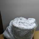 Queen Comforter Set - 7 Pieces Blue Classic Puff Floral Bedding Sets for All Seasons, Shabby Chic Farmhouse Bed in a Bag Queen with Wildflowers Fluffy Comforter, Sheets, Pillowcases & Shams