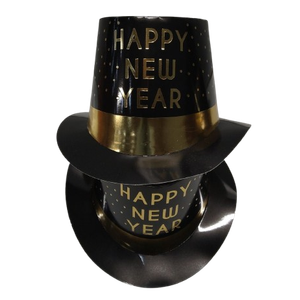 2 Paper Hats "Happy New Year"