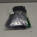 WIHOLL Lightweight Sweaters for Women Long Sleeve V Neck Knit Outfits with Decorative Buttons (3X-Large, Color Block Black)