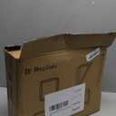 novelinks Transparent 4" x 6" Photo Cases and Clear Craft Keeper with Handle, 16 Inner Photo Organizers & Photo Storage Box, Plastic Photo Storage Containers (Clear) (White)