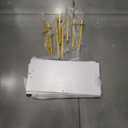 VEVOR Ladder Shelf, 5-Tier Bookshelf 24x11.8in, Open Wall-Mounted Ladder Shelf with Metal Frame,Storage Rack Sundries Holder for Kitchen Bedroom Bathroom Living Room, Gold White