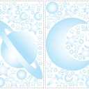 RoomMates RMK1141SCS Celestial Glow In the Dark Stars Peel and Stick Wall Decals
