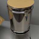 CO-Z Gravity-Fed Water Filter System, 2.25 gal UV Countertop Water Filtration System, Stainless Steel Water Purifier with 2 Carbon Filters, Water Level Spigot, Chamber Stand, NSF/ANSI 42 Certification