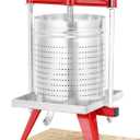 4 Gallon / 15L Mosakar Fruit Apple Press. All juice contact parts are AISI 304 Stainless Steel. Grape  Cider Press for Home Use