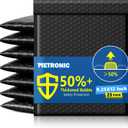 Metronic Extra Deep Bubble Mailers Usable Size 8.5x11" 25 Pack Padded Envelopes 9.25x12" Opaque Self Seal Adhesive Waterproof bubble envelopes Shipping Bag for Books,DVD,Small Business,Black,#2