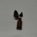 DropperStop 1oz Amber Glass Dropper Bottles (30mL) with Tapered Glass Droppers - Pack of 2