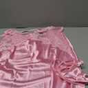 Avidlove Women Lingerie V Neck Sexy Nightwear Satin Sleepwear Lace Chemise Mini Babydoll Nightgown, Large, Pink