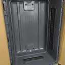 SportPet Airline Compliant X-LARGE 35.5" Travel Dog Kennel-Durable Plastic Airline Pet Carrier w/Removable Wheels & Food Bowls, Collapsible Indoor/Outdoor Dog Kennel, Dogs up to 32"L & 23"H-Dark Gray