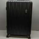 SwissGear 7272 Energie Expandable Hardside Luggage with Spinner Wheels and TSA Lock, Black, 3-Piece Set