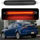 3rd Brake Light Compatible with 2008-2016 Mitsubishi Lancer, High Mount Third Brake light Smoke Lens Red LED Tail Brake Lamp Lancer Evolution EX, Replace for 8334A08