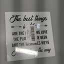 the Best Things in Life are the People We Love Wood Box Sign Decor Desk Sign Wooden Box Block Sign Gifts for Friends Family, Home Office Shelf Wall Decoration