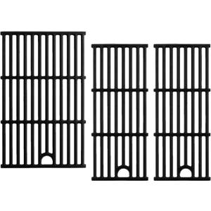 463365021 Grill Grates Replacement Parts for Charbroil Performance 4 Burner Grill Parts 463351021 463350722 Char Broil 463352521 463354021 463365522 G426-0005-W1 G426-0004-W1 Cast Iron Cooking Grates