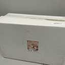 Nervure 175PCS Rose Gold Plastic Plates - Disposable Rose Gold Party Plates & Pre Rolled Napkins with Cutlery for 25 Guests, 50Plates, 75Silverware, 25Cups, 25Napkin for Wedding & Party