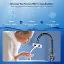 Advanced Faucet Water Filter with Micro-Bubble Technology Deep Cleansing and Skincare Protection Ideal for Bathing and Facial Skin Care, Easy Installation