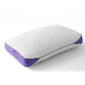 HOMELAB Adjustable Shredded Memory Foam Pillow Queen Size, Cooling Bed Pillow for Sleeping with Removable Cover, Medium Pillow for Side Stomach & Back Sleepers, 1 Pack 20"x28"