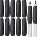 Mr. Pen- Pencil and Pen Grips, 12 Pack, Black, Pencil Grips for Adults, Rubber Pencil Grips, Pen Grips for Adults with Arthritis, Ergonomic Pencil Grip, Pen Gripper