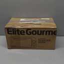 Elite Gourmet ETO236 Personal Compact 2 Slice Countertop Toaster Oven with 15 Minute Timer & Adjustable Temperature, Bake, Broil, & Toast, Black