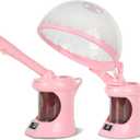 Hair Steamer,2-in-1 Hair and Facial Steamer for Deep Conditioning and Deep Cleaning Suitable for Family Use or Small Salon Shops