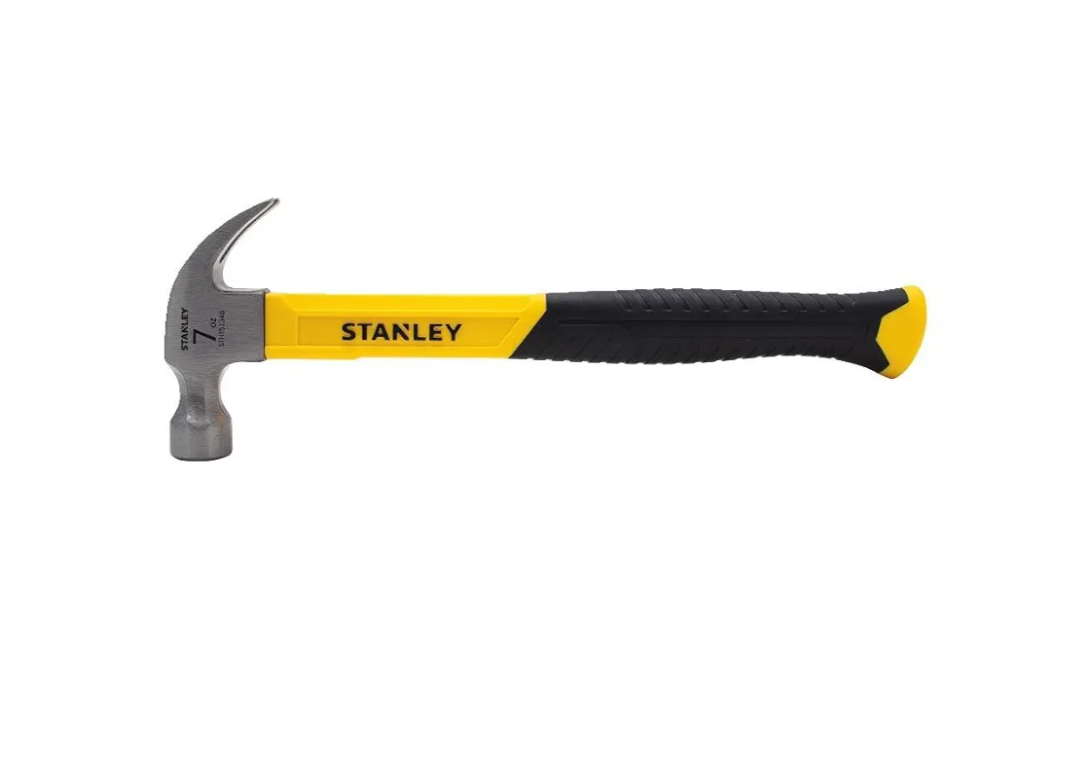 Stanley STHT51346 7Oz Curve Claw Fiberglass Hammer,