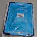 BATYUE for iPad 9th/ 8th/ 7th Generation Case (iPad 10.2 inch Rugged Case 2021/2020/2019) with Screen Protector, Rotating Stand/Pencil Holder/Carrying Shoulder Strap (Navy Blue)