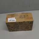 5oz Cupcake Mini Cake Pans with Lids 40 Pack, Aluminum Foil Cupcake Cups Brownie Baking Pans, Square Disposable Ramekins Baking Cups, Small Muffin Tin Holders-Champagne