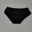 COCOPEAR Full Coverage Bikini Bottoms for Women Mid Rise Bathing Suit Bottoms for Women Ruched Tummy Control Swim Bottoms (Small, Black)