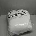 Weighted Body Pillow 8lbs - Weighted Pillow for Deeper Sleep (48 x 14) - Cooling Body Pillows for Adults, Full Body Pillow for Adults, Side Sleeper Body Pillows with Cover (X-Large/White)