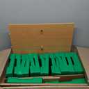 Really Good Stuff Oak 18-Slot Mail Center with Trays - Single Colors