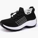 Comfortable Breathable Women Walking Shoes Slip on Trainers Women's Orthopedic Casual Ladies Shoe Thick Bottom.43