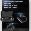 Open-Ear Headphones,Bluetooth 5.3 Wireless Earbuds,5.9g Ultra-Lightweight Sport Earphones with Mic for Running Cycling,Secure Fit for Small Ears (Black)