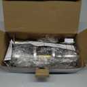 BESTTEN Keyed Entry Door Knob with Lock, Interior and Exterior Door Lock, Standard Ball, Satin Nickel