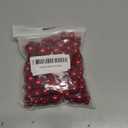 150 Pieces Vase Filler Faux Pearls Vase Makeup Beads No Hole Gloss Bead Mixed Sizes Round Pearl for Home Party Wedding Decor, 8/14/20 mm(Red)