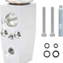 15-51325 A/C Expansion Valve Kit Compatible with Chevy Silverado 1500 2500 3500 HD, Suburban, Tahoe, GMC Sierra 1500 2500 HD,Yukon,Cadillac Escalade with Seals Stud Bolts