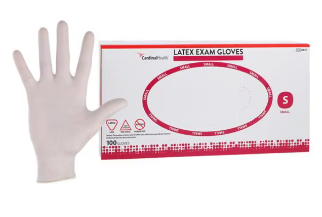 Cardinal Health™ Positive Touch® Powder-Free Latex Exam Gloves, Small