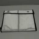 MISSLO Over The Door Shoe Organizer 12 Large Mesh Pockets Hanging Narrow Closet Door, White, 1 Pack