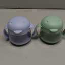 Ubbi Tweat No Spill Snack Container for Kids, BPA-Free, Toddler Snack Container, Sage & Blue (One Size)