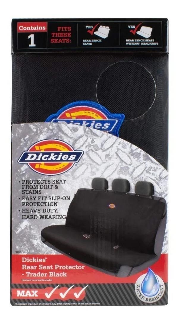 Dickies 3000721 Heavy Duty Rear Bench Seat Protector, Black